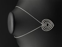 Collana Gioielleria Dossena  Donna in Oro bianco Diamante COOR-165-253